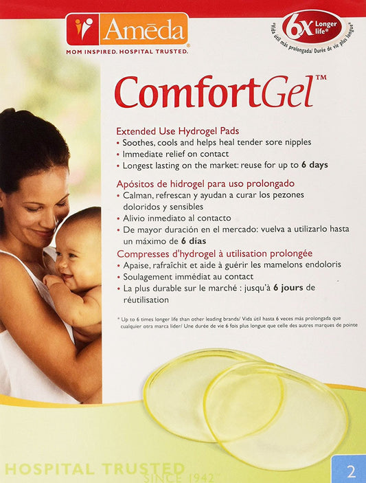 Nursing Pad Comfort Gel One Size Fits Most Hydrogel Reusable, Packaging Type- Each