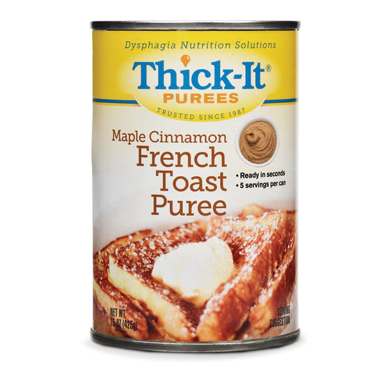 Thickened Food Thick-It 15 oz. Can Maple Cinnamon French Toast Flavor Puree IDDSI Level 4 Extremely Thick/Pureed,  Packaging Type- Each