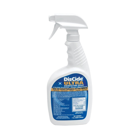 DisCide Ultra Surface Disinfectant Cleaner Quaternary Based Pump Spray Liquid 1 Quart Bottle Herbal Scent NonSterile, Packaging Type- Each