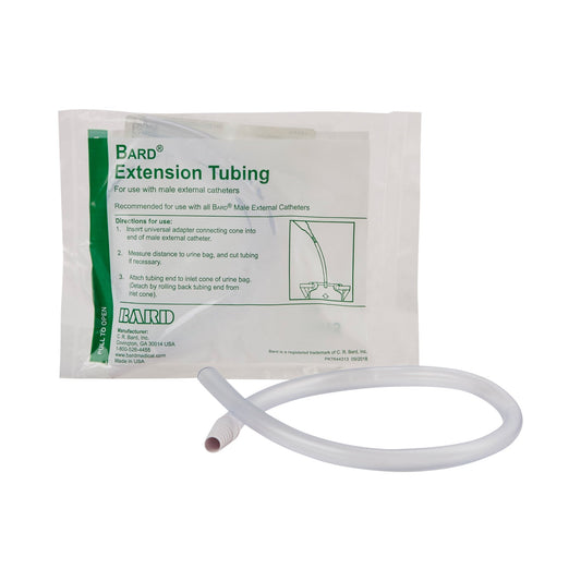 Tube, Leg Bag Extension Bard 18 Inch Tube and Adapter, Reusable, Nonsterile,  Packaging Type- Each