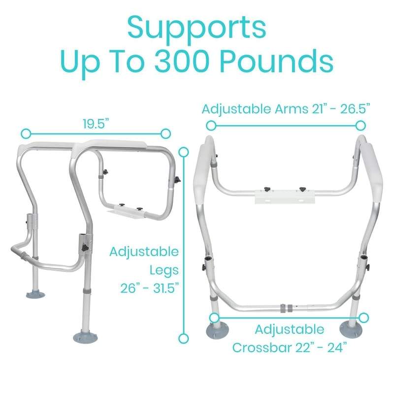 Toilet Safety Frame - toilet-safety-frame-rail
