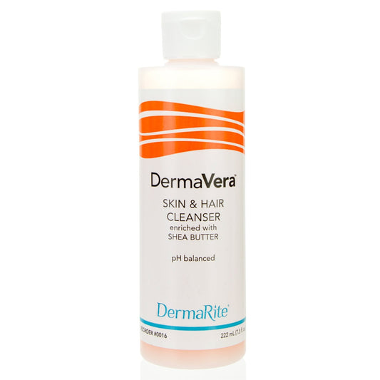 Shampoo and Body Wash DermaVera 7.5 oz. Flip Top Bottle Scented,  Packaging Type- Case