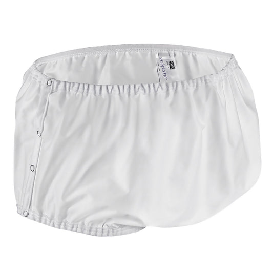 Sani-Pant Protective Underwear Unisex Nylon / Plastic Small Snap Closure Reusable