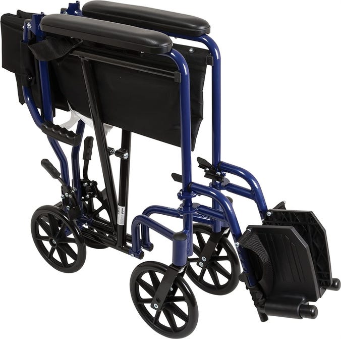 Astra Lightweight Aluminum Transport Chair