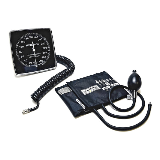 Aneroid Sphygmomanometer Unit McKesson LUMEON Adult Cuff Nylon Cuff 23 - 40 cm Wall Mount, Packaging Type- Each