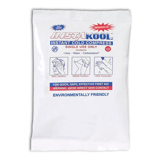 Instant Cold Pack InstaKool General Purpose Large 6 X 8-3/4 Inch Plastic / Urea / Water / CarbamaKool Disposable, Packaging Type- Case
