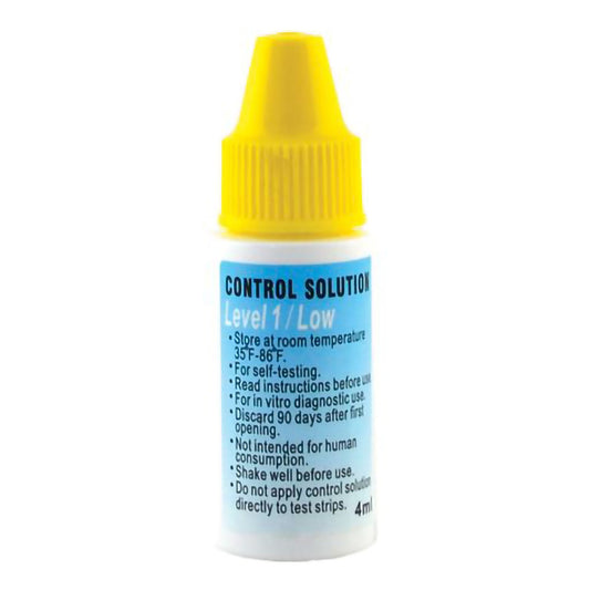 Blood Glucose Control Solution Advocate Redi-Code Plus 4 mL Low Level,  Packaging Type- Each