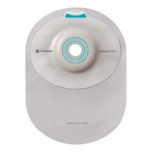 Ostomy Pouch SenSura Mio Convex One-Piece System 8-1/4 Inch Length, Maxi Deep Convex, Trim to Fit 3/8 to 1-11/16 Inch Stoma Closed End, Packaging Type- Box
