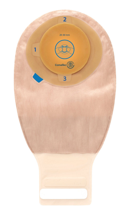 Ostomy Pouch Esteem+ One-Piece System 12 Inch Length Mold to Fit 1-3?16 to 1-9?16 Inch Stoma Drainable, Packaging Type- Box