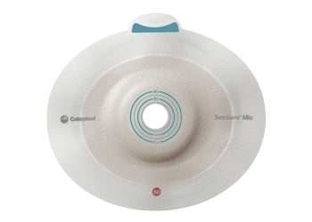 Ostomy Barrier SenSura Mio Flex Precut, Standard Wear Elastic Adhesive 50 mm Flange Red Code System 25 mm Opening, Packaging Type- Box