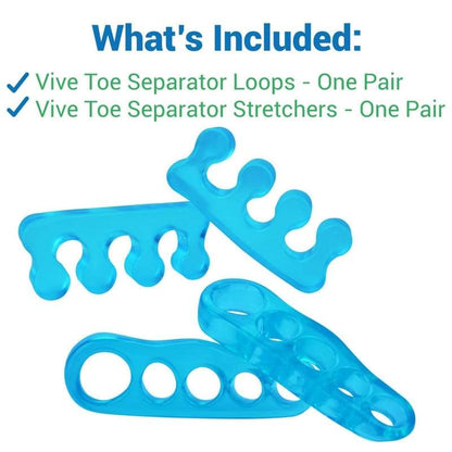 Toe Separators - Light Blue - toe-separators-spacers