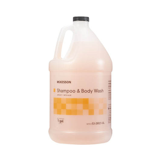 Shampoo and Body Wash McKesson 1 gal. Jug Apricot Scent, Packaging Type- Each