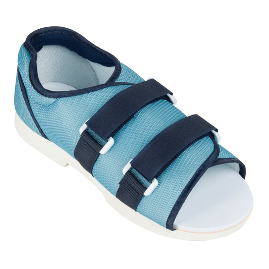 Mesh Top Post-Op Shoe Össur Large Male Blue, Packaging Type- Each
