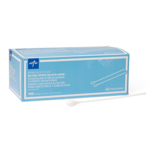 OB/GYN Swab 8 Inch Length NonSterile, Packaging Type- Box