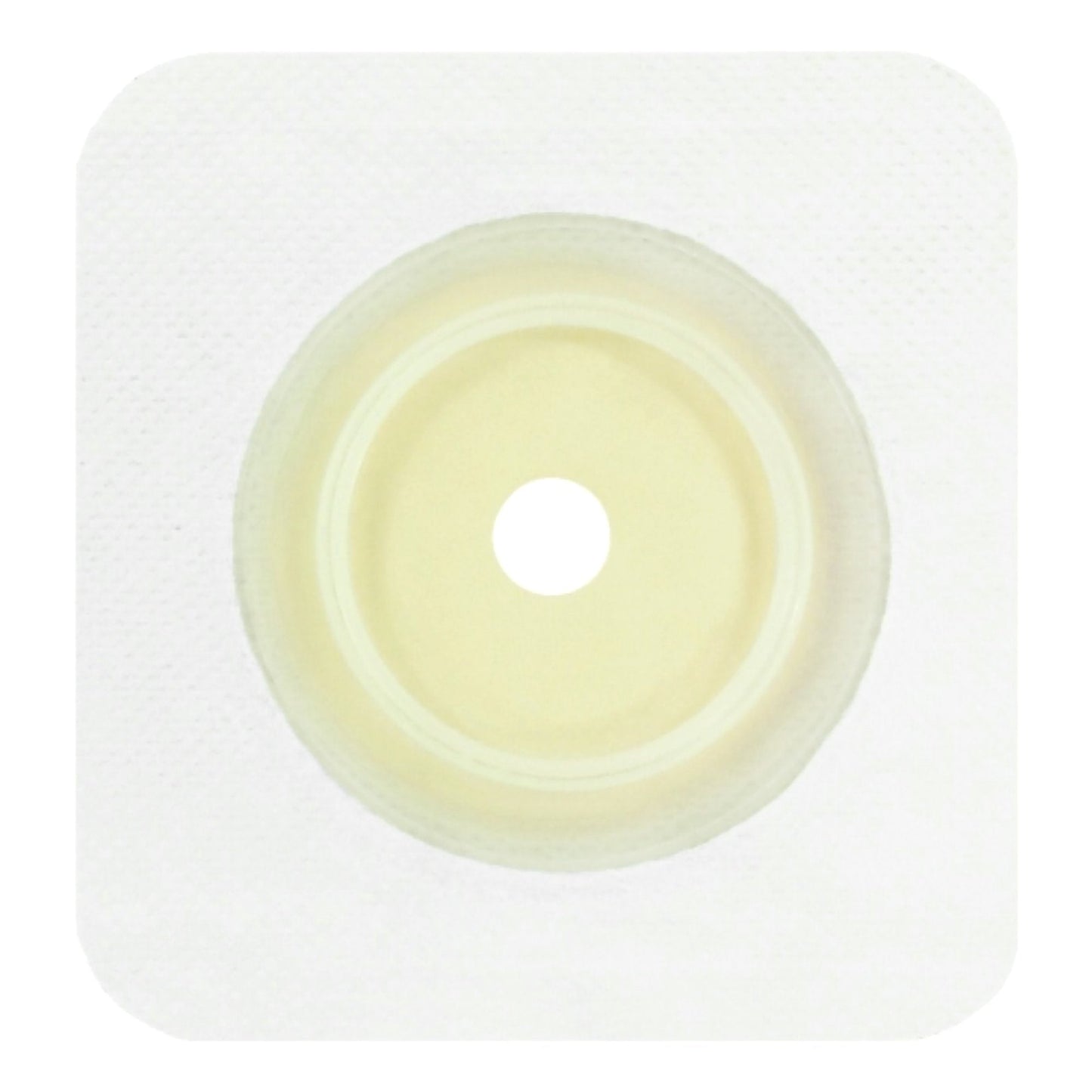 Ostomy Barrier Securi-T Trim to Fit, Standard Wear Flexible Tape 45 mm Flange Up to 1-1/4 Inch Opening 4-1/2 X 4-1/2 Inch,  Packaging Type- Box