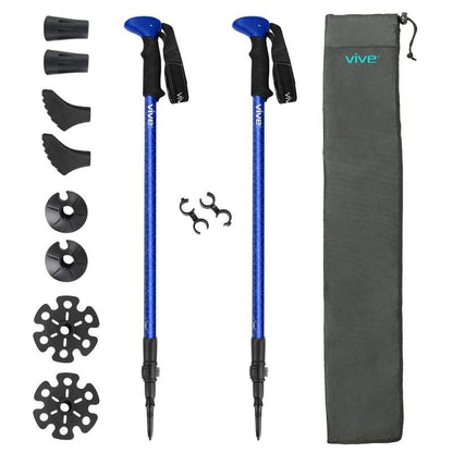 Trekking Poles - Blue Geometry - trekking-poles