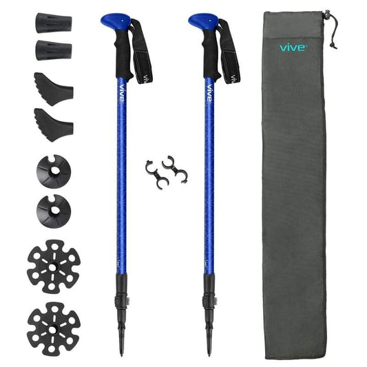 Trekking Poles - Blue Geometry - trekking-poles