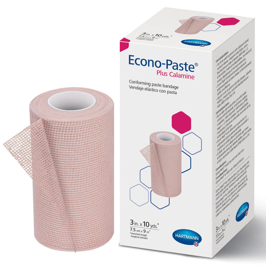 Unna Boot Econo-Paste Plus Calamine Zinc Oxide / Calamine 3 Inch X 10 Yard, Packaging Type- Box