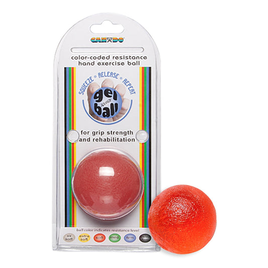 Squeeze Ball CanDo Red Standard Size Light Resistance,  Packaging Type- Each