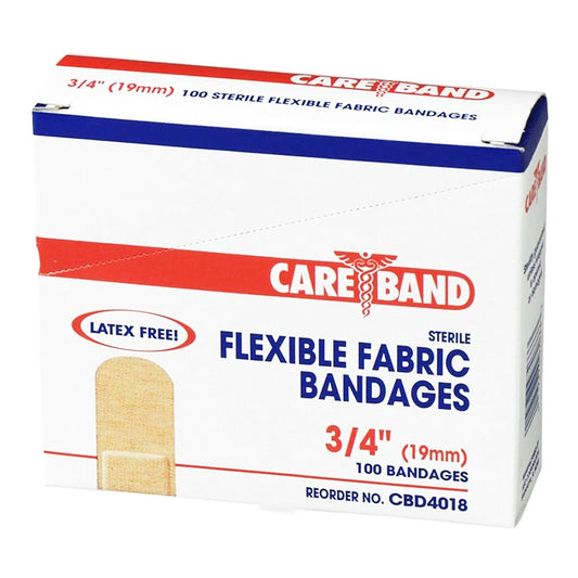 Adhesive Strip Careband 3/4 X 3 Inch Fabric Rectangle Tan Sterile, Packaging Type- Case