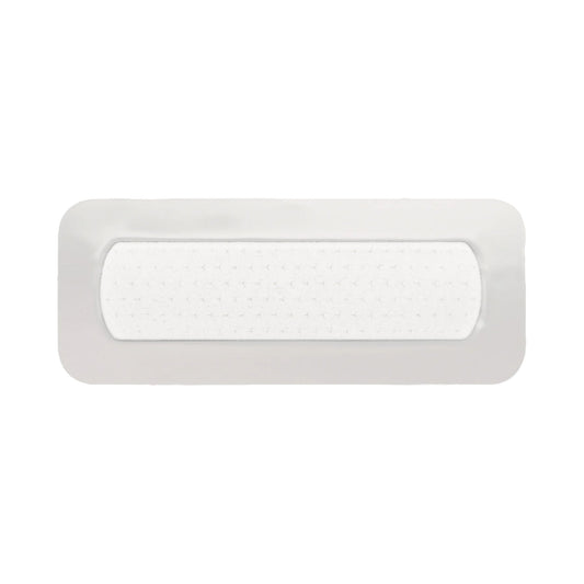 Foam Dressing Mepilex Border Post-Op 4 X 8 Inch With Border Film Backing Silicone Adhesive Rectangle Sterile, Packaging Type- Each