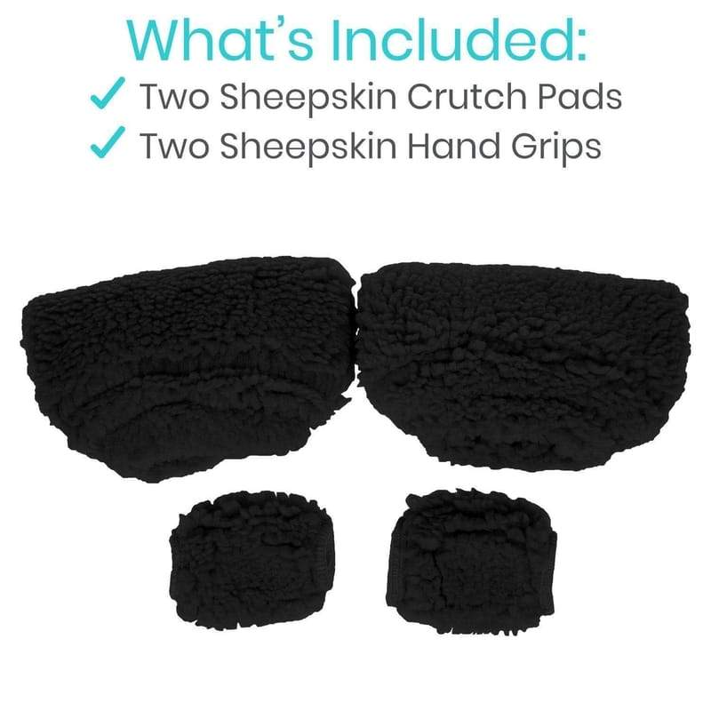 Sheepskin Crutch Pads - pads-for-crutches