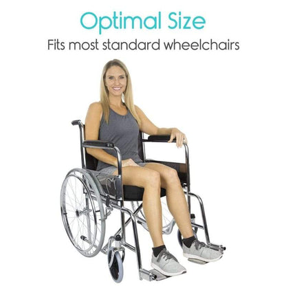 Wheelchair Gel Seat Cushion - Back Support Comfort and Pain Relief - 20" x 16" - wheelchair-cushions-gel