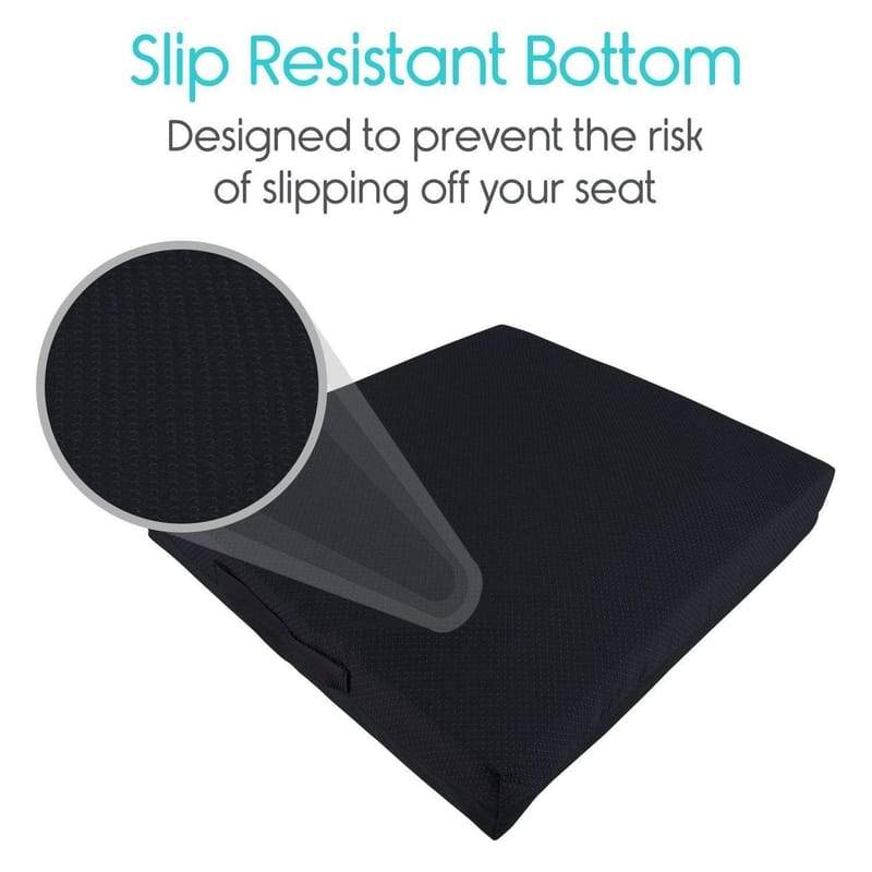 Wheelchair Gel Seat Cushion - Back Support Comfort and Pain Relief - wheelchair-cushions-gel