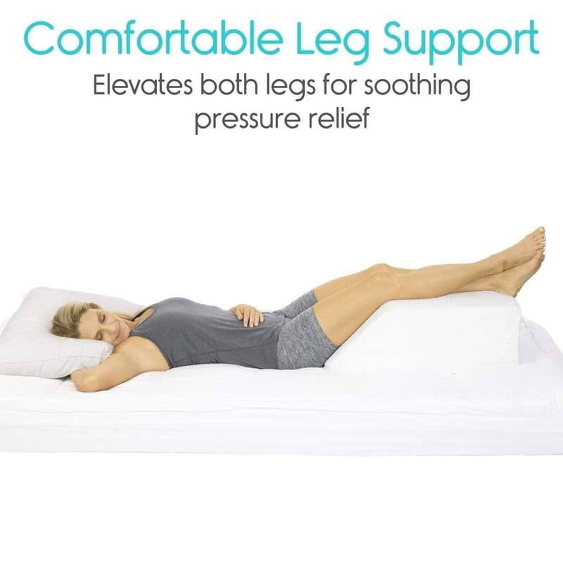 Leg Rest Pillow - White - leg-wedge-pillow