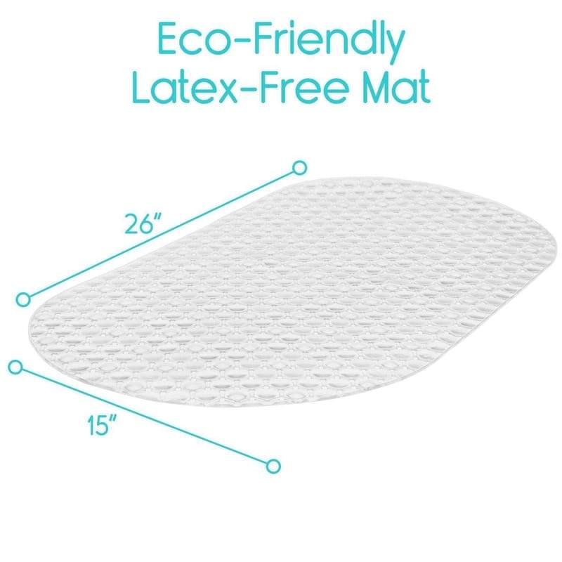 26" Oval Bath Mat - tub-mat