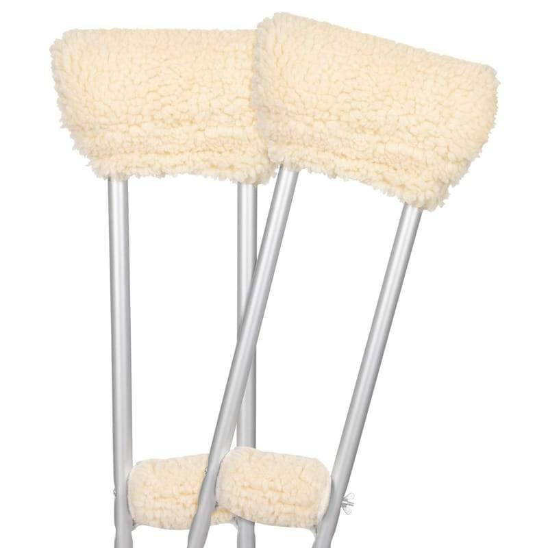 Sheepskin Crutch Pads - pads-for-crutches