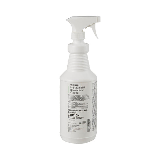 McKesson Pro-Tech Surface Disinfectant Cleaner Quaternary Based J-Fill Dispensing Systems Liquid 32 oz. Bottle Floral Scent NonSterile, Packaging Type- Each