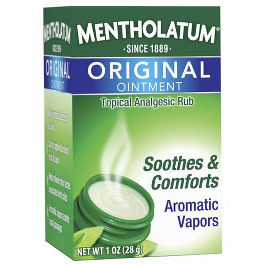 Topical Pain Relief Mentholatum 9% - 1.3% Strength Camphor / Menthol Ointment 1 oz.,  Packaging Type- Each