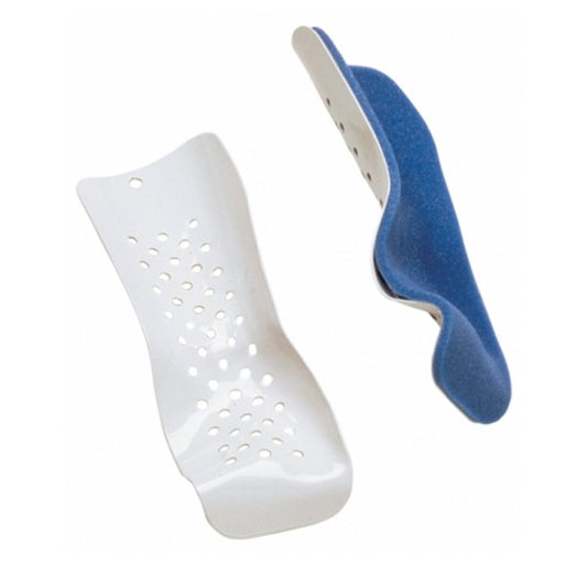 Colles' Wrist Splint ProCare Padded Aluminum / Foam Right Hand Blue / White Large, Packaging Type- Each