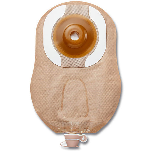 Urostomy Pouch Premier One-Piece System 9 Inch Length Convex, Pre-Cut 3/4 Inch Stoma Drainable, Packaging Type- Box