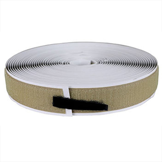 Self-Adhesive Hook Velcro Brand 0.2 X 1 X 360 Inch, 1 Inch Hook Tan, Packaging Type- Each