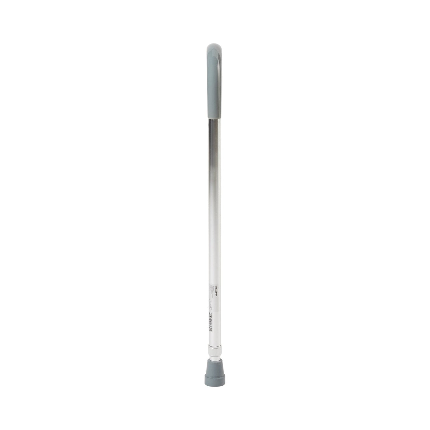 Round Handle Cane McKesson Aluminum 29-3/4 to 38-3/4 Inch Height Chrome, Packaging Type- Each