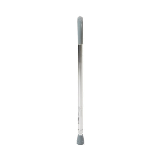 Round Handle Cane McKesson Aluminum 29-3/4 to 38-3/4 Inch Height Chrome, Packaging Type- Each