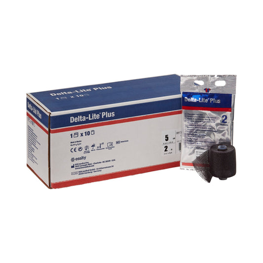 Cast Tape Delta-Lite Plus 2 Inch X 12 Foot Fiberglass / Resin Black, Packaging Type- Box