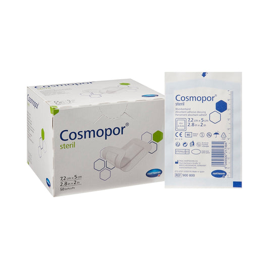 Island Dressing Cosmopor Steril 2 X 2- 4/5 Inch Rectangle Sterile,  Packaging Type- Each