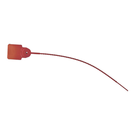 Pull Tight Seal RD Plastics Consecutively Numbered Red Plastic, Packaging Type- Case