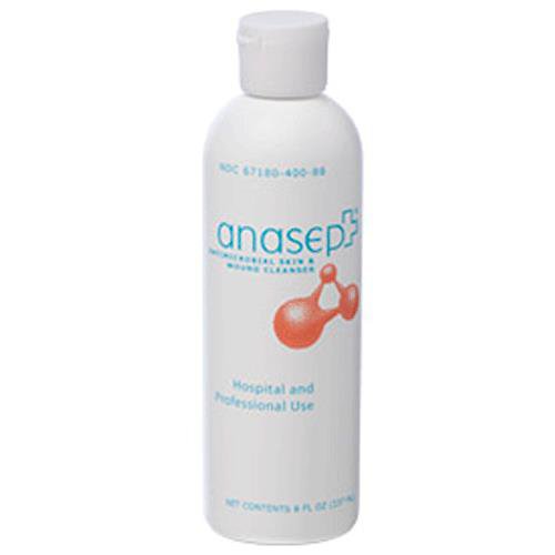 Wound Cleanser Anasept 8 oz. Flip Top Bottle NonSterile Antimicrobial, Packaging Type- Each